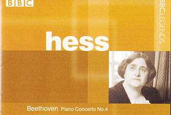 BBC Legends BBCL 4111. Hess: Beethoven – Piano Concerto no.4, Mozart – Piano Concerto no.23, Adagio in B minor, Rondo in D major (APE)