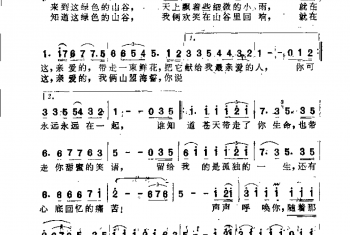 谭咏麟歌曲谱：声声呼唤