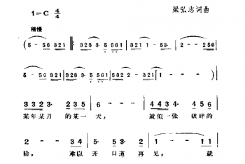 恰似你的温柔 梁弘志词曲