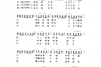 十送红军 江西革命民歌 朱正本 张士燮收集整理