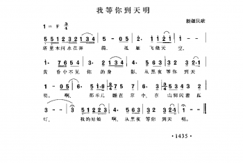 我等你到明天 新疆民歌