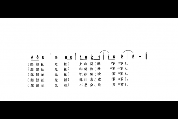 太阳出来喜洋洋 四川民歌